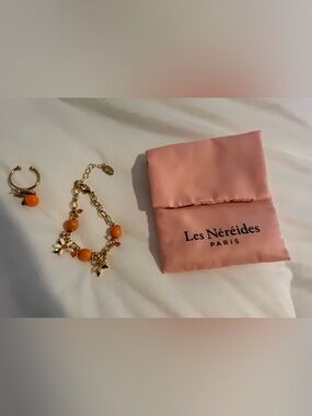 Les Nereides Gardens in Provence Ring & Juicy Grape Orange Blossom Bracelet NWT
